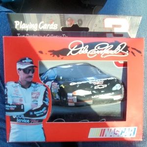 Dale Earnhardt 2 decks of playing cards in embosse